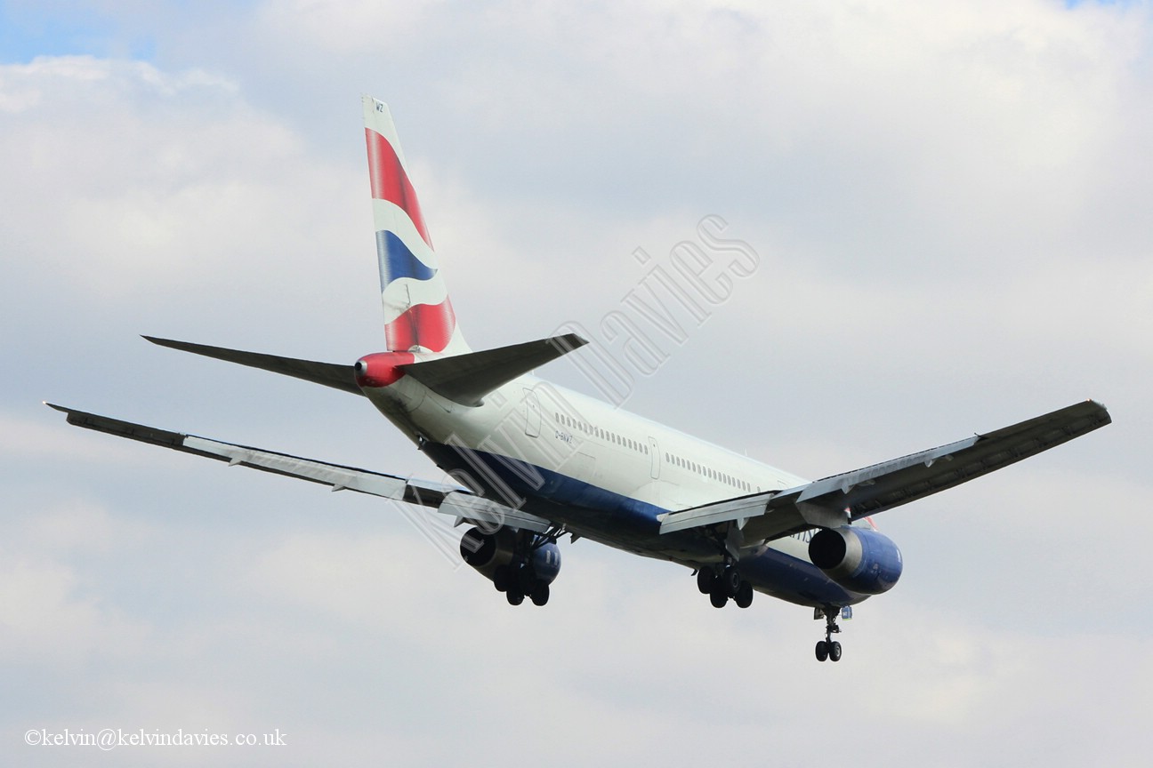 British Airways 767 G-BNWZ