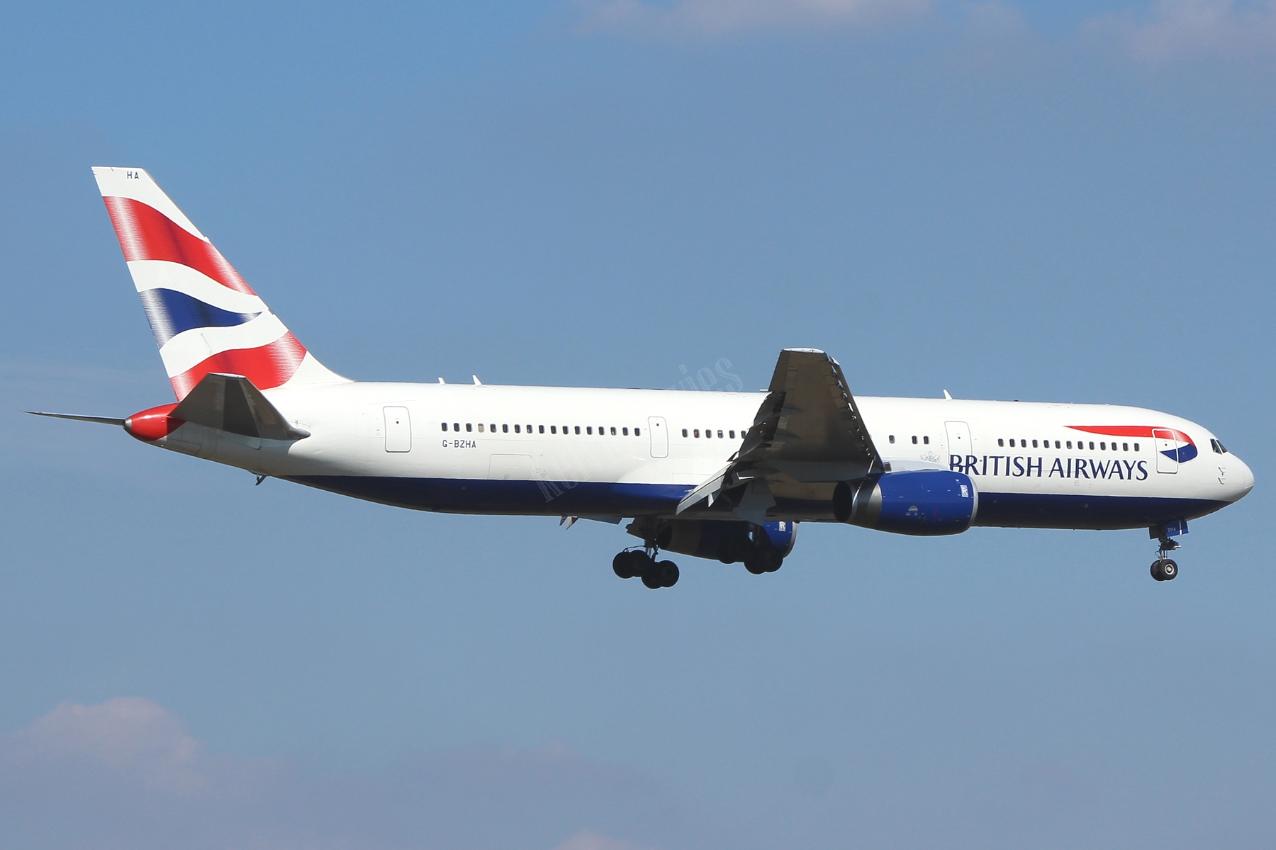 British Airways 767 G-BZHA