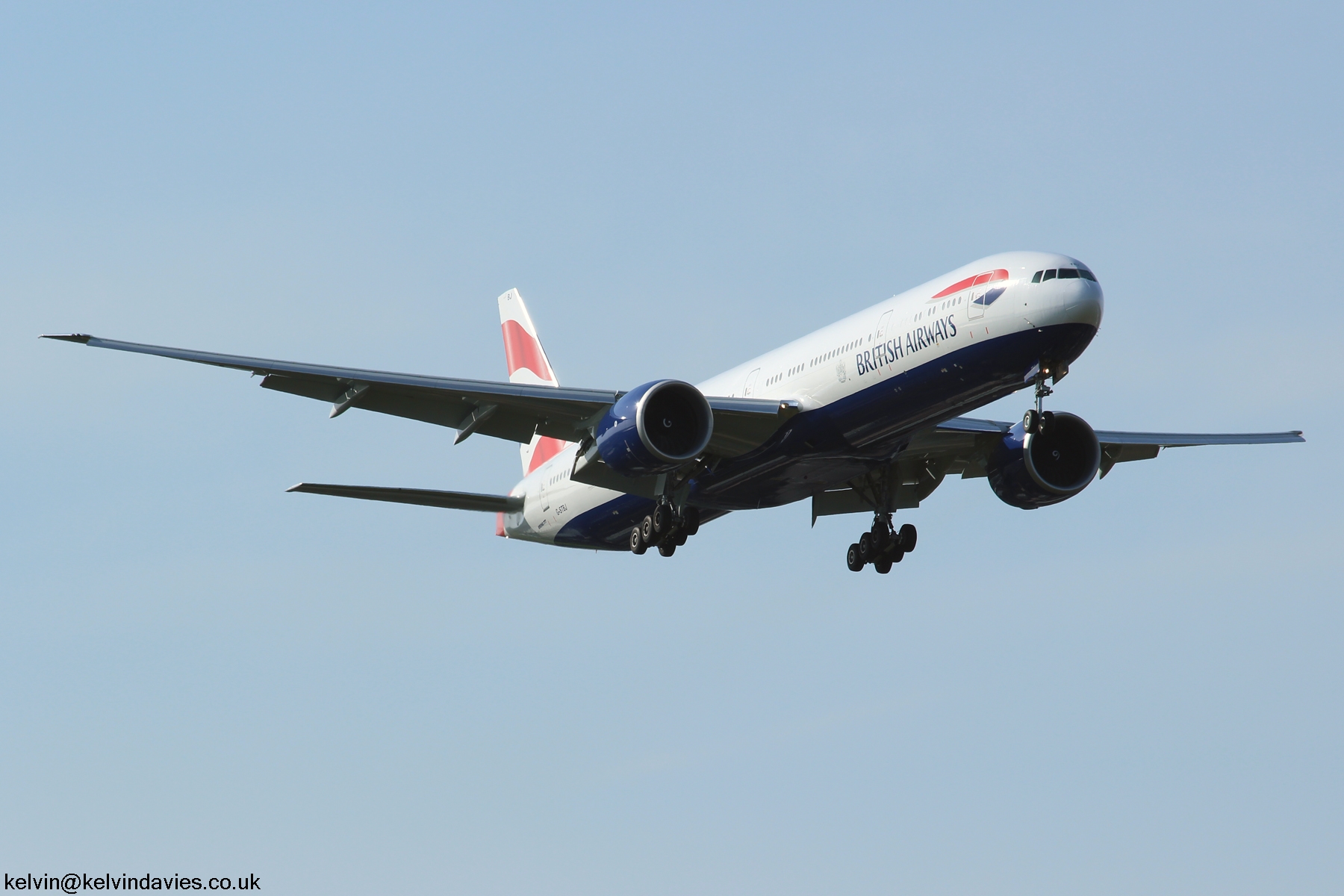 British Airways 777 G-STBJ