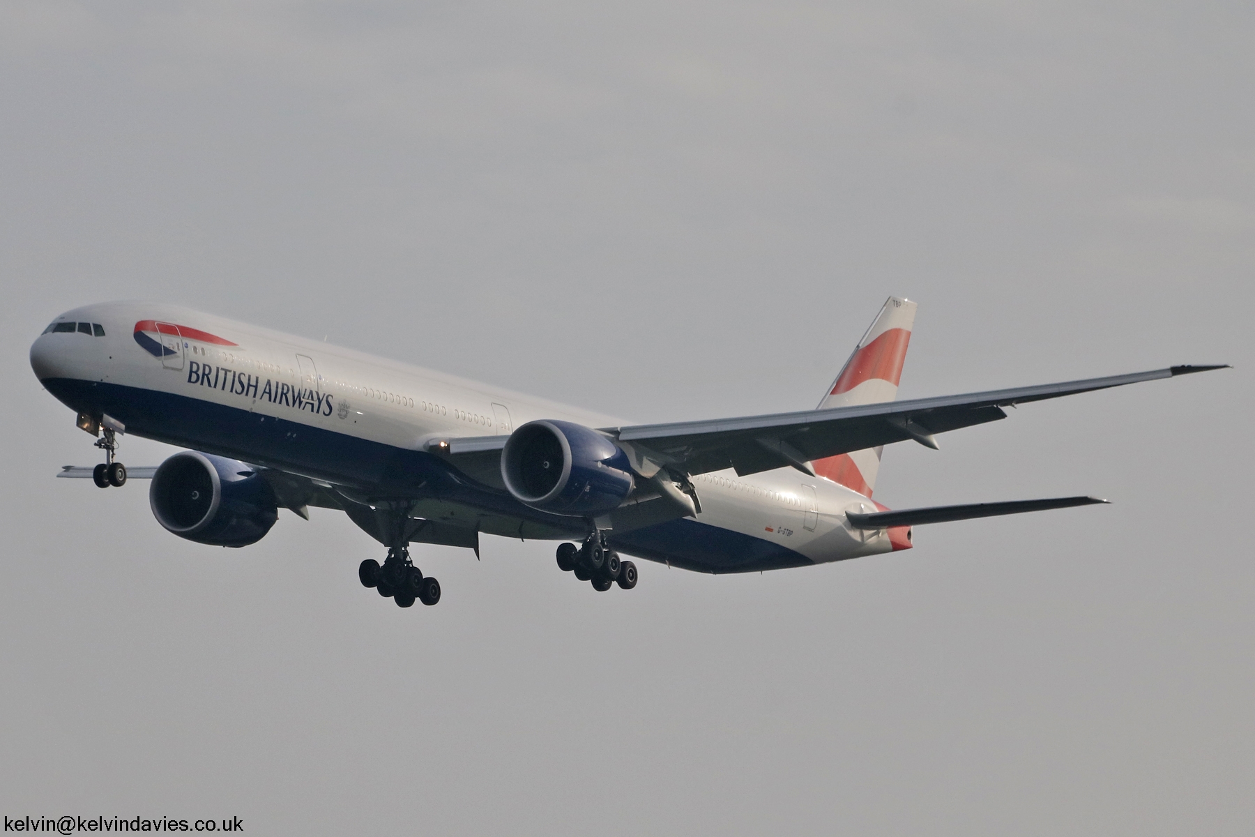 British Airways 777 G-STBP