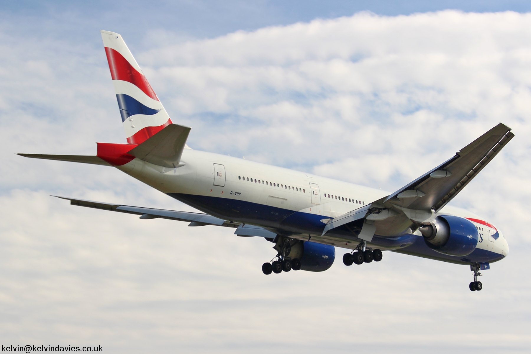 British Airways 777 G-VIIP
