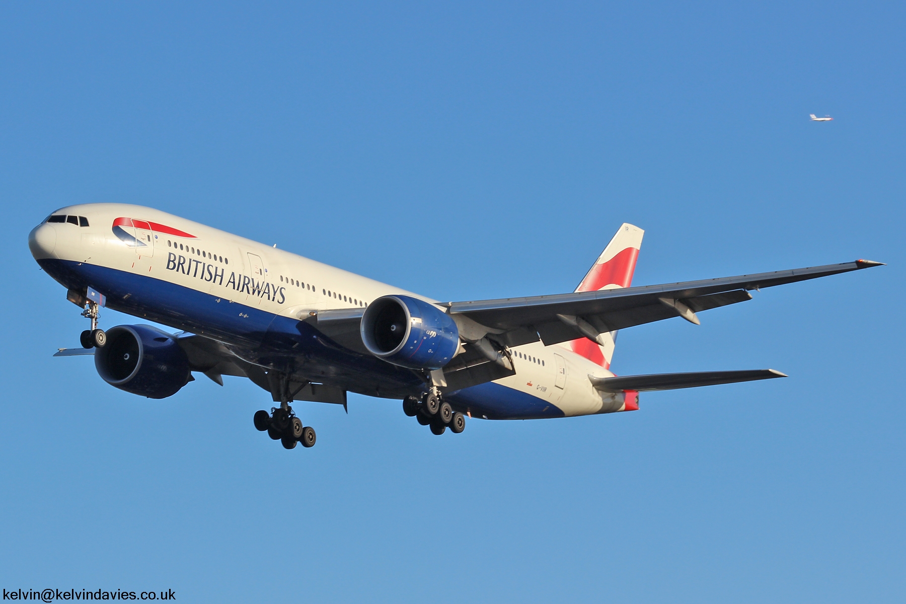 British Airways 777 G-VIIR