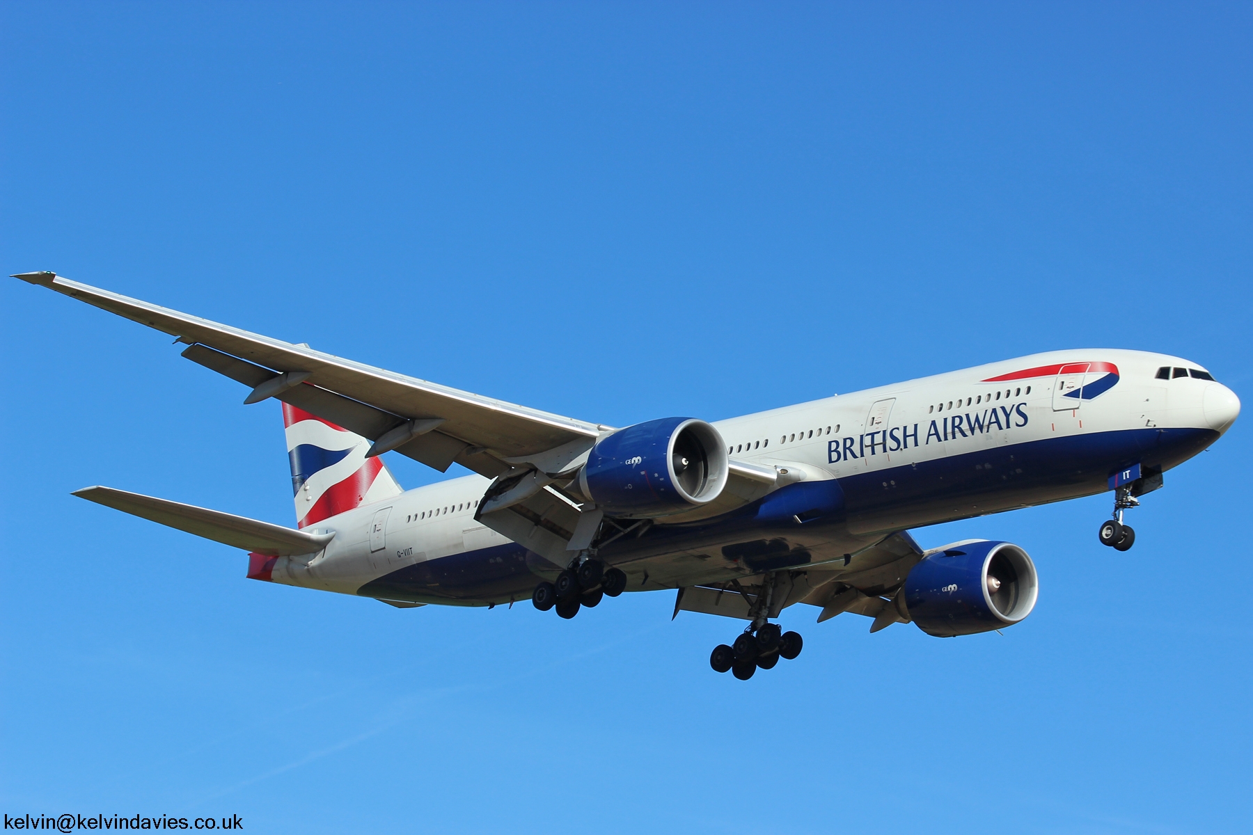 British Airways 777 G-VIIT