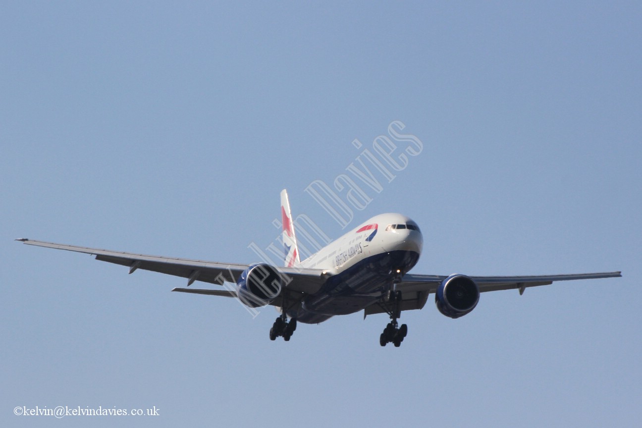 British Airways 777 G-VIIJ