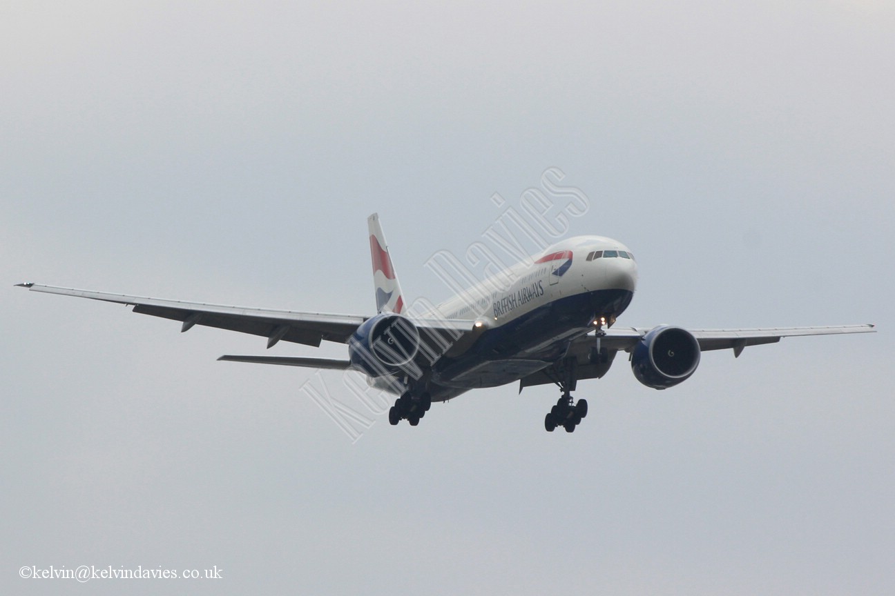 British Airways 777 G-VIIA