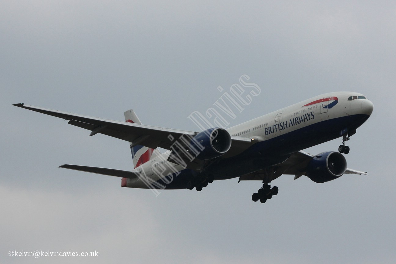 British Airways 777 G-VIIB