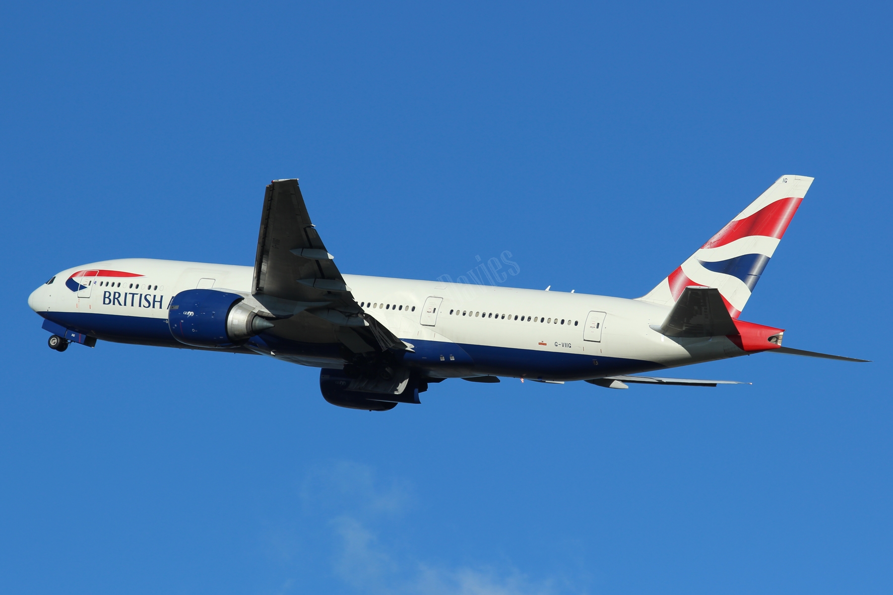 British Airways 777 G-VIIG