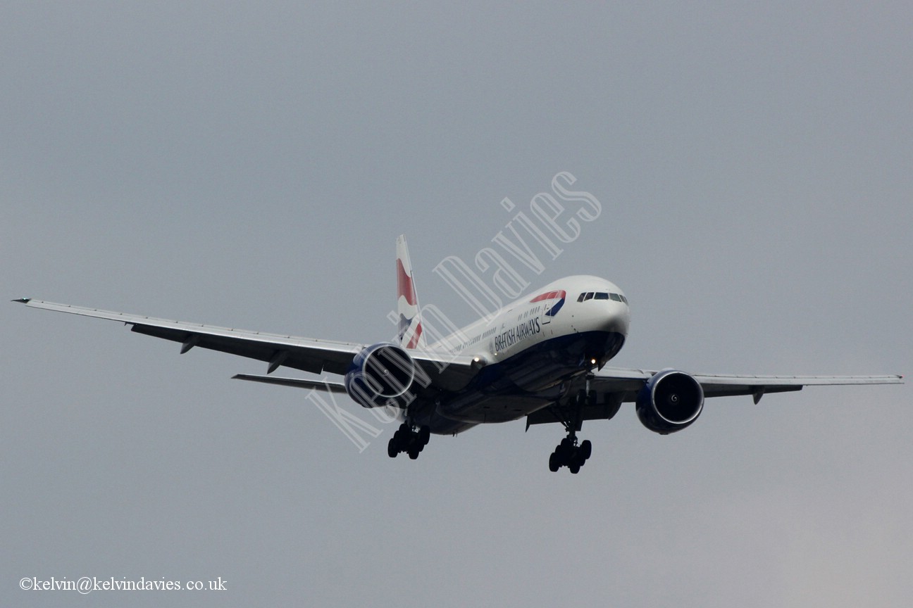 British Airways 777 G-VIIJ