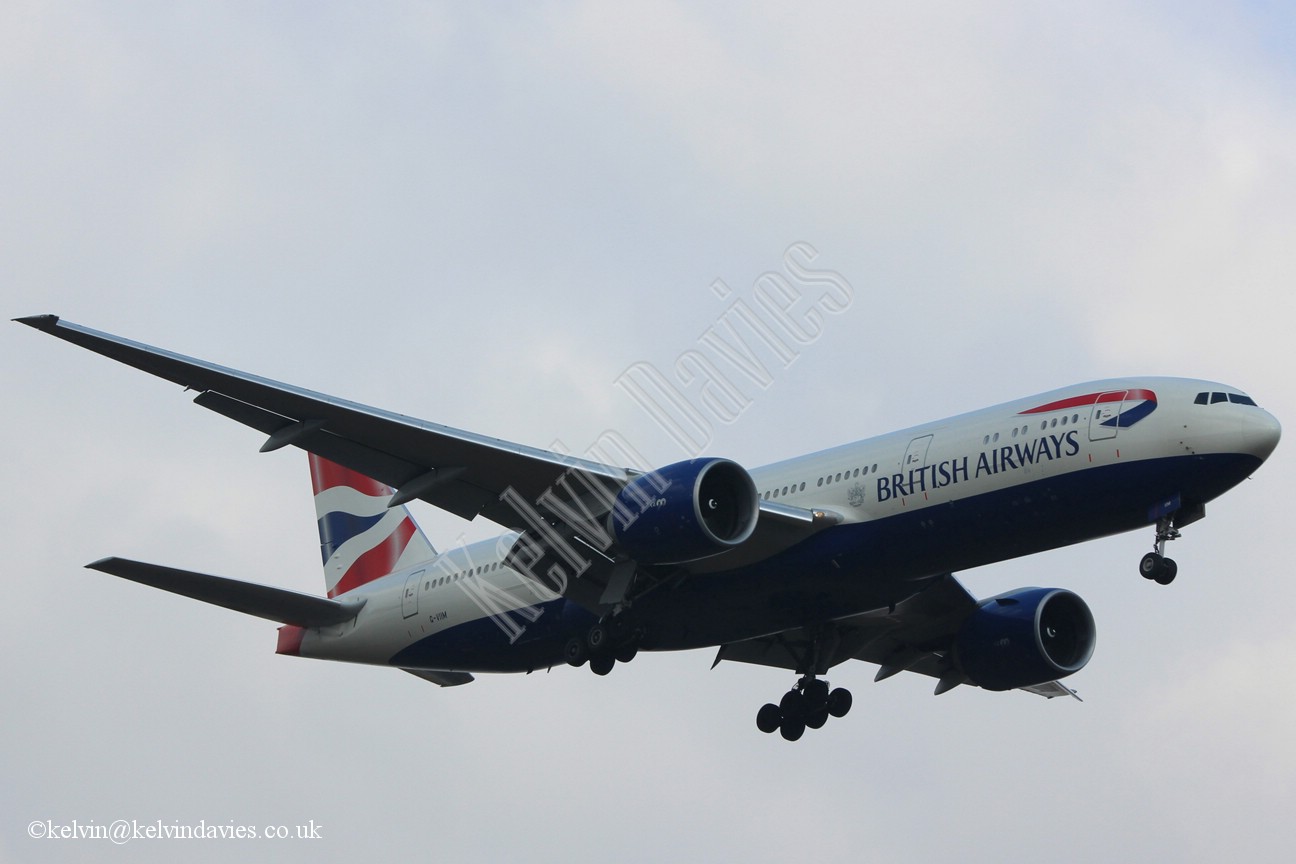 British Airways 777 G-VIIM