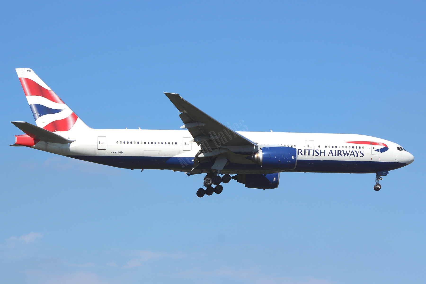 British Airways 777 G-YMMD