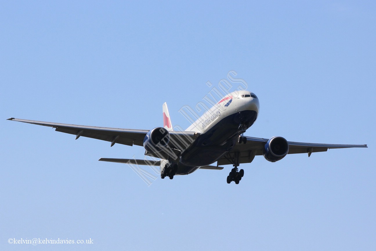 British Airways 777 G-YMME