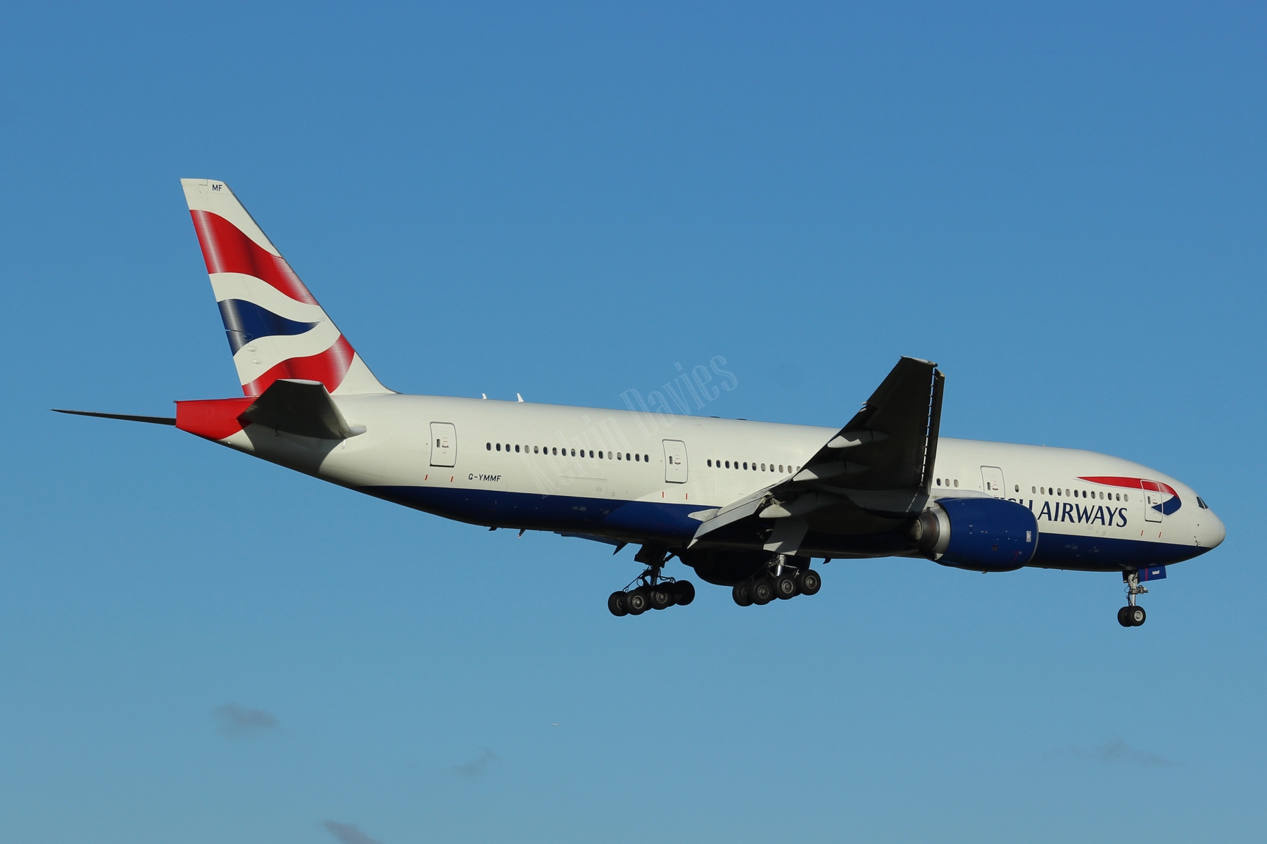 British Airways 777 G-YMMF