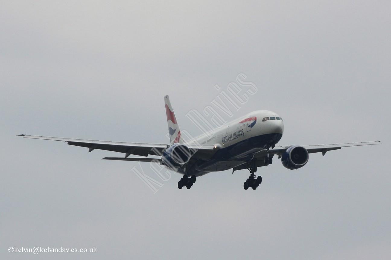 British Airways 777 G-YMMH