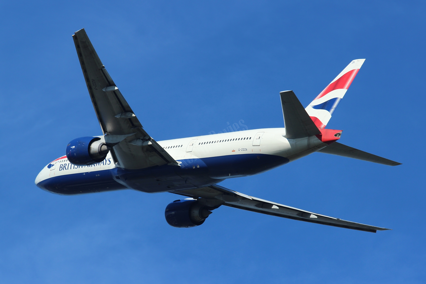 British Airways 777 G-ZZZA