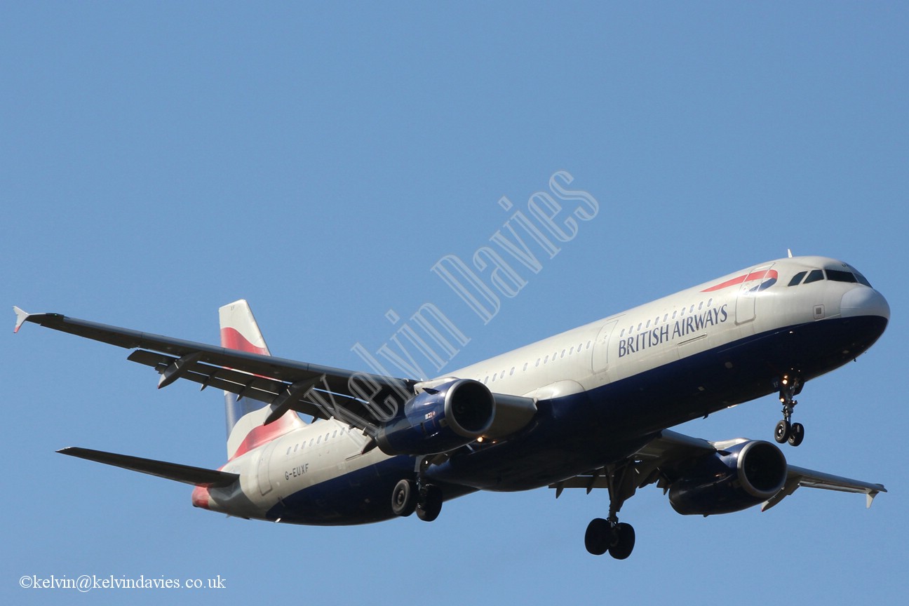 British Airways A321 G-EUXF