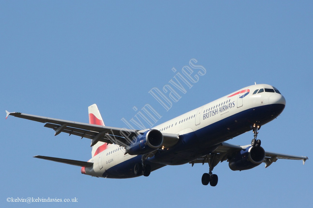 British Airways A321 G-EUXH