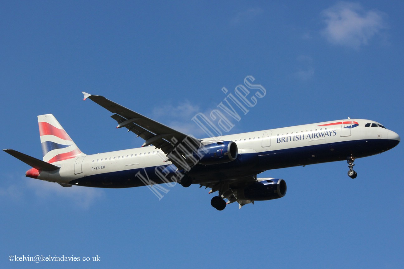 British Airways A321 G-EUXH