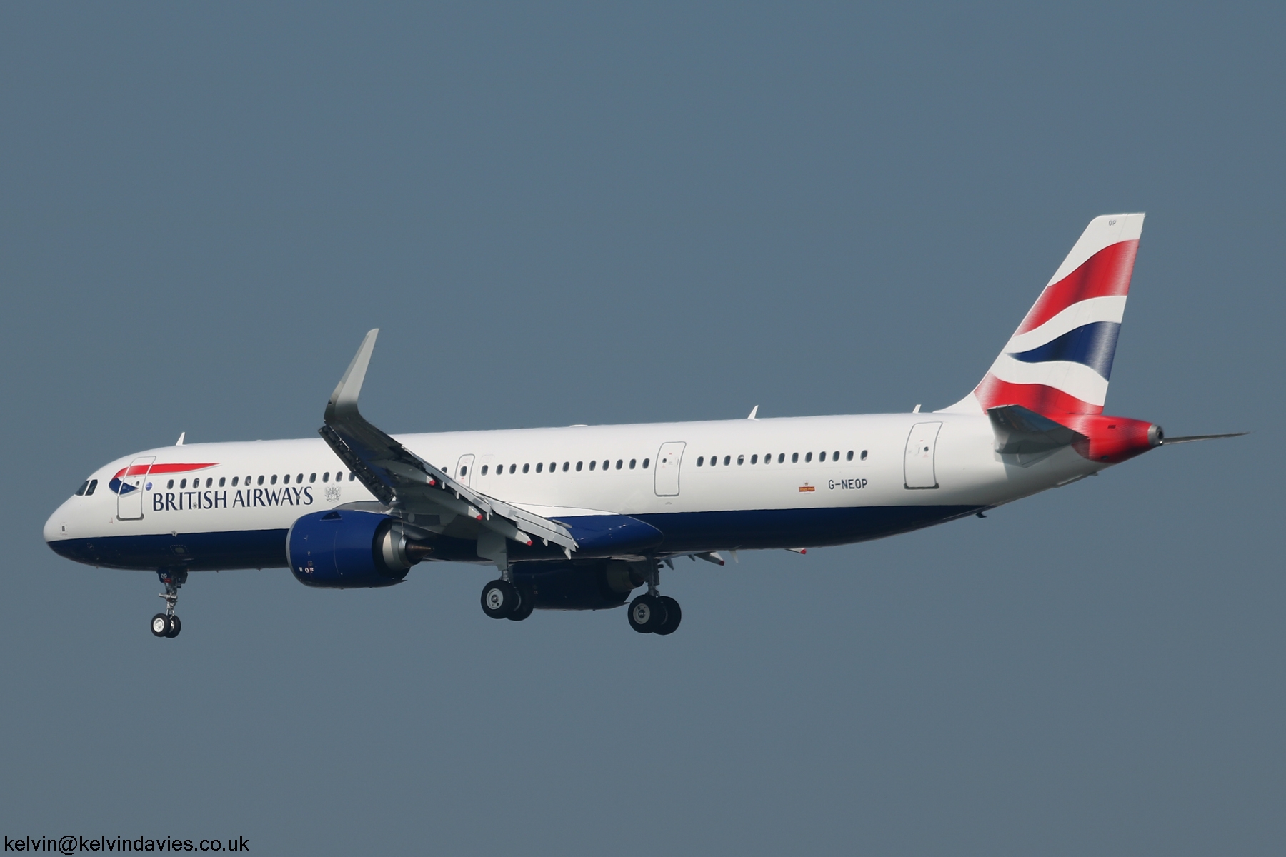 British Airways A321 G-NEOP