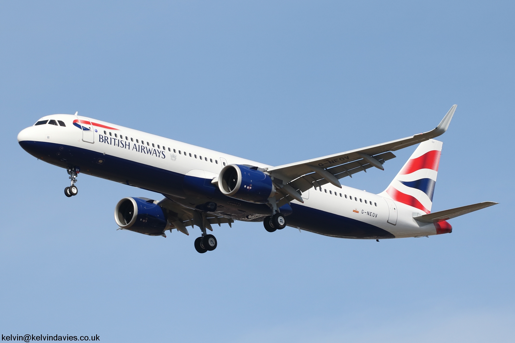 British Airways A321 G-NEOV
