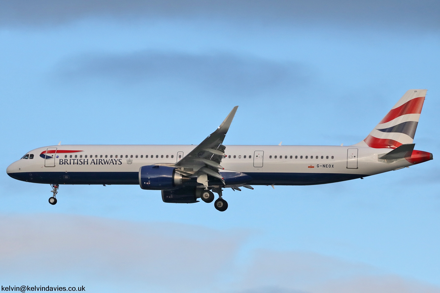 British Airways A321 G-NEOX