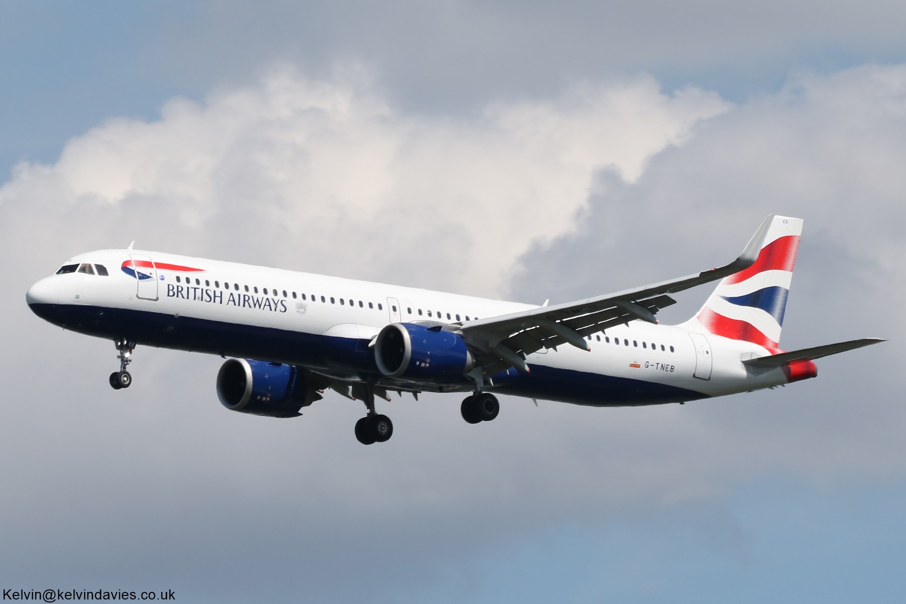 British Airways A321 NEO G-TNEB