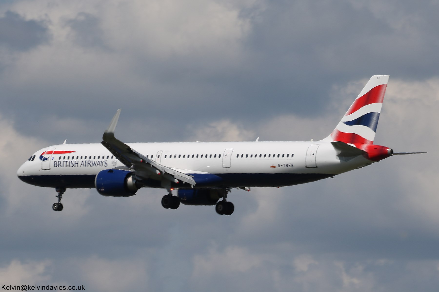 British Airways A321 NEO G-TNEB