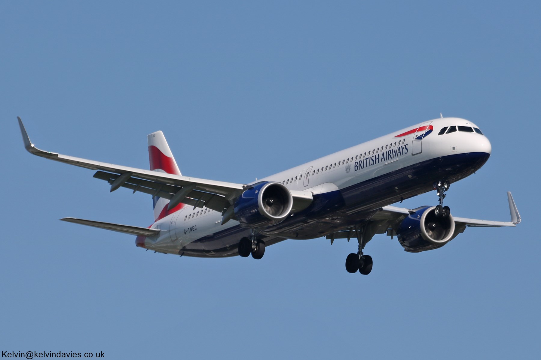 British Airways A321 Neo G-TNEC