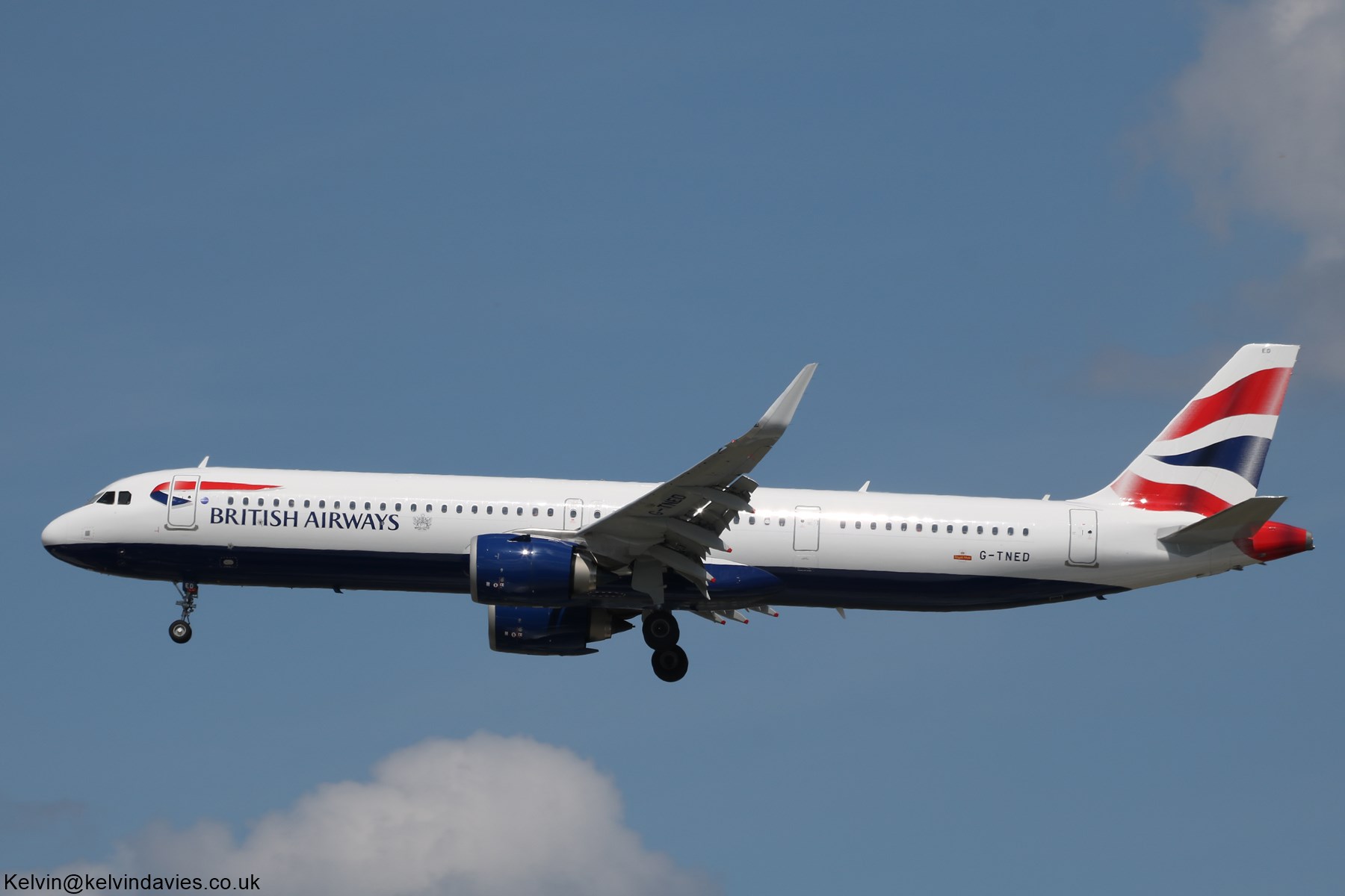 British Airways A321 NEO G-TNED