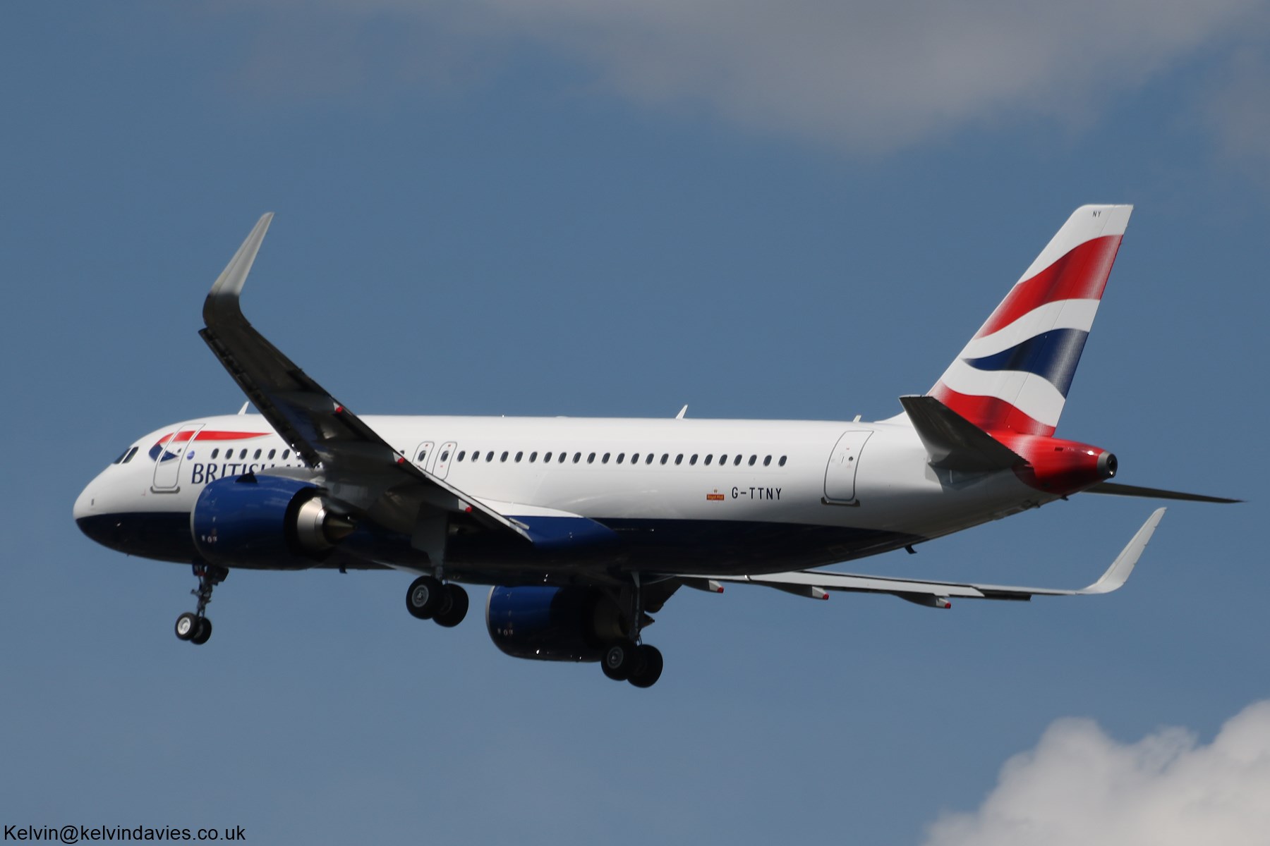 British Airways A321 NEO G-TTNY