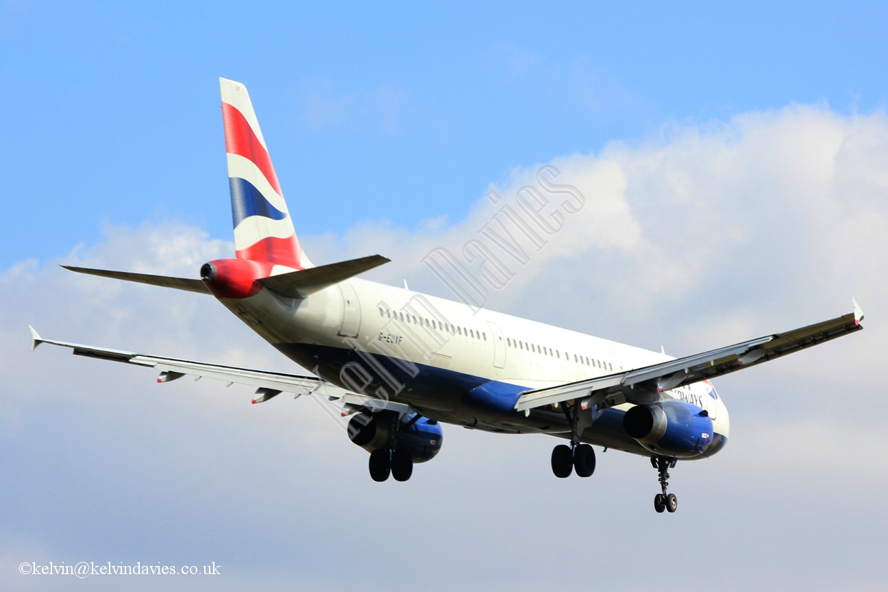 British Airways A321 G-EUXF