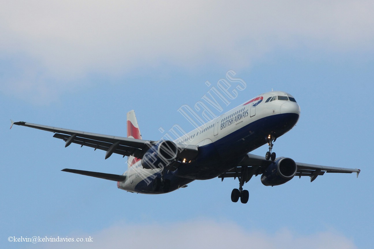 British Airways A321 G-EUXJ