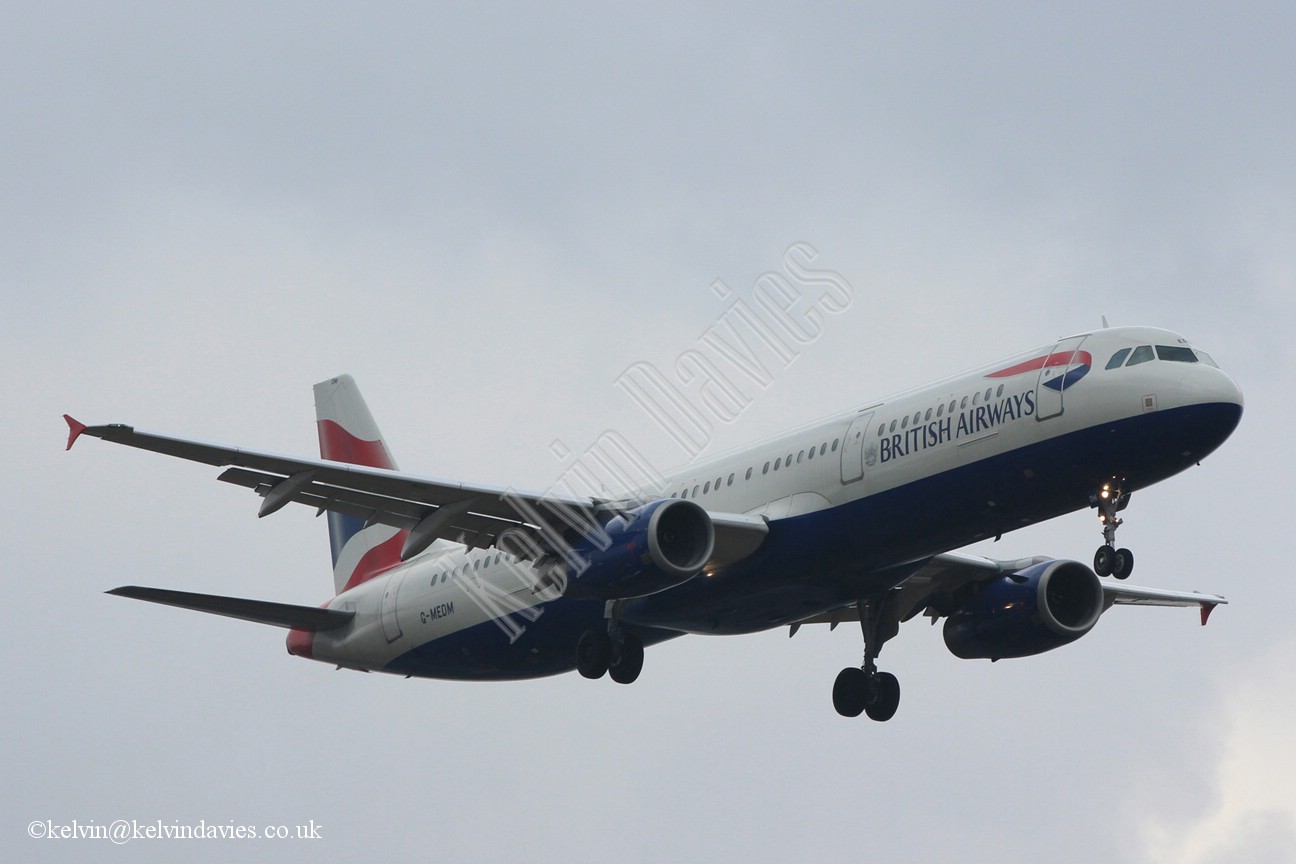 British Airways A321 G-MEDM