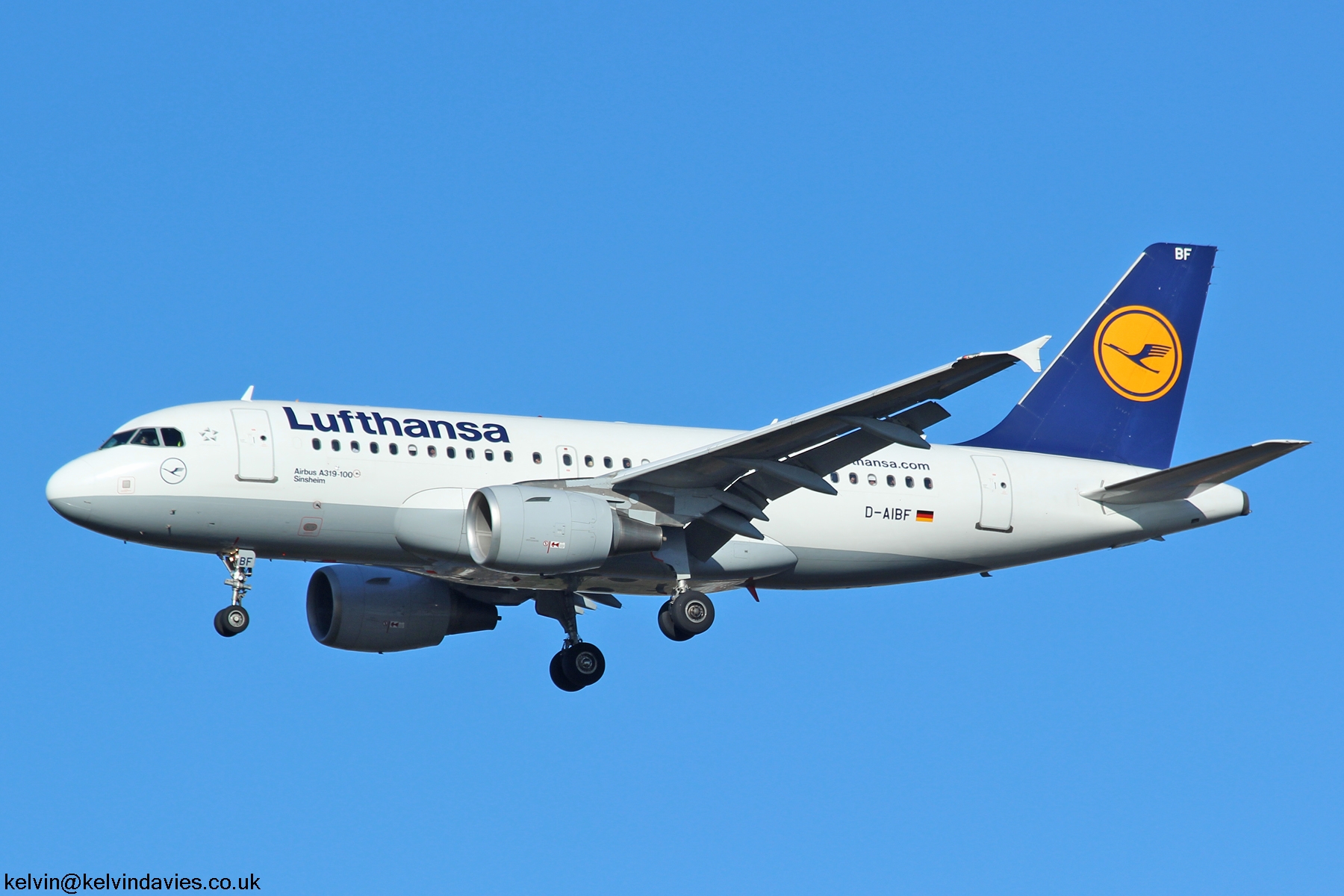 Lufthansa A319 D-AIBF