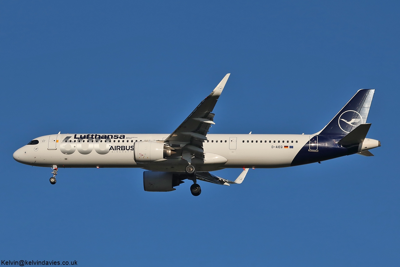 Lufthansa A321 NEO D-AIEQ