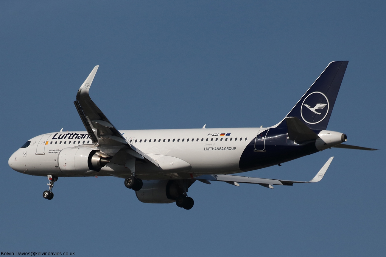 Lufthansa City A320 NEO D-AIIA