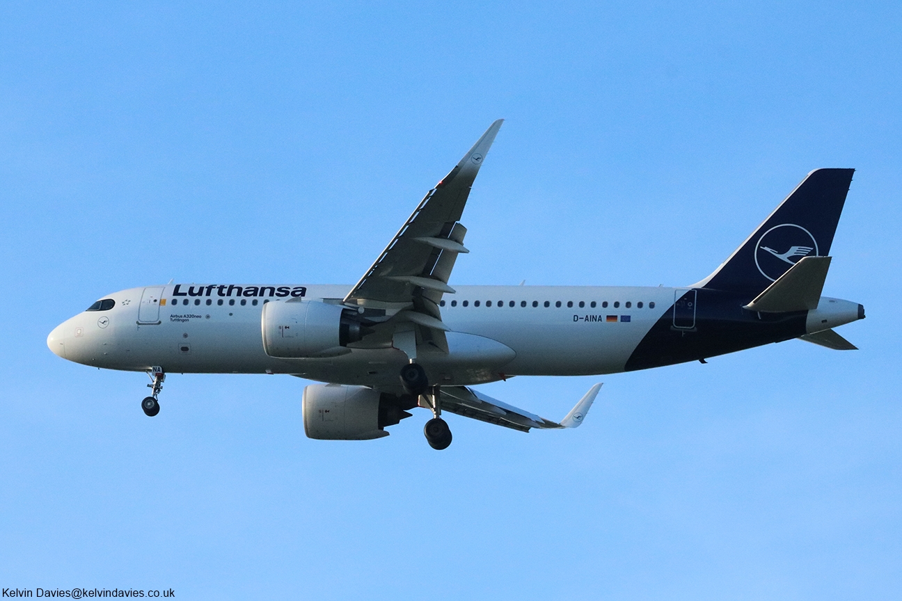 Lufthansa A320NEO D-AINA