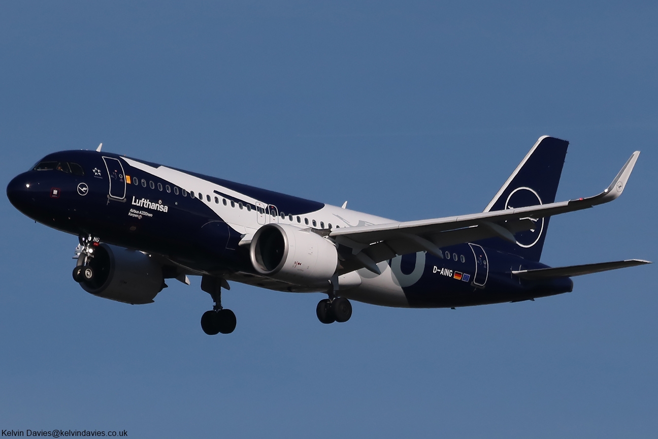 Lufthansa A320 NEO D-AING