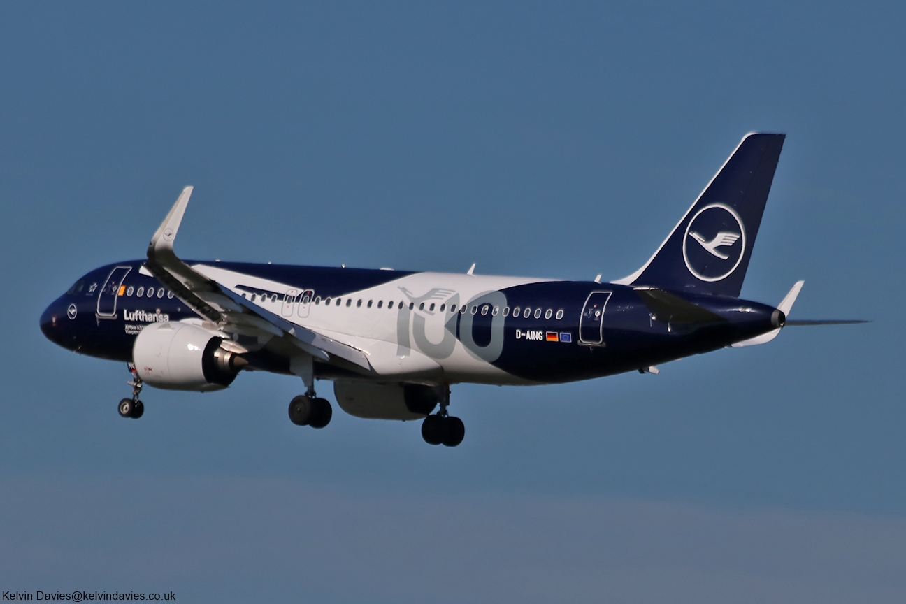Lufthansa A320 NEO D-AING