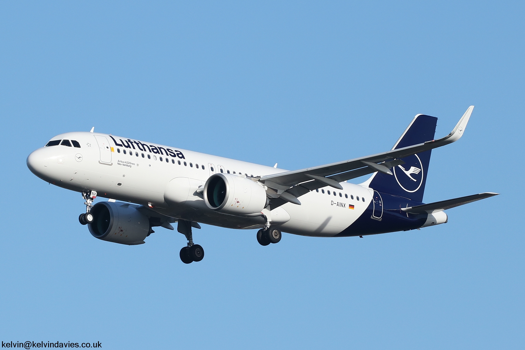 Lufthansa A320 NEO D-AINX