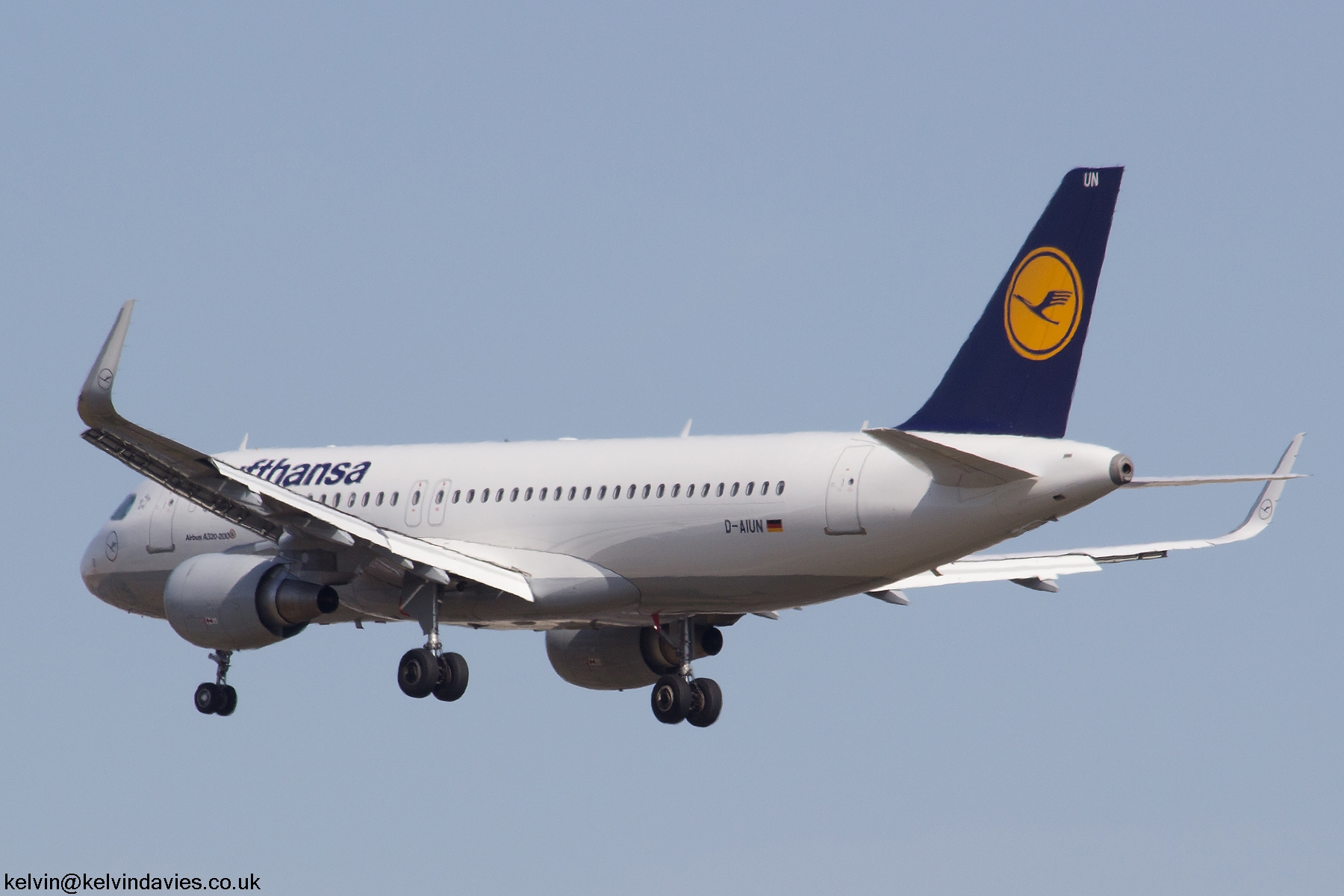 Lufthansa A320 D-AIUN