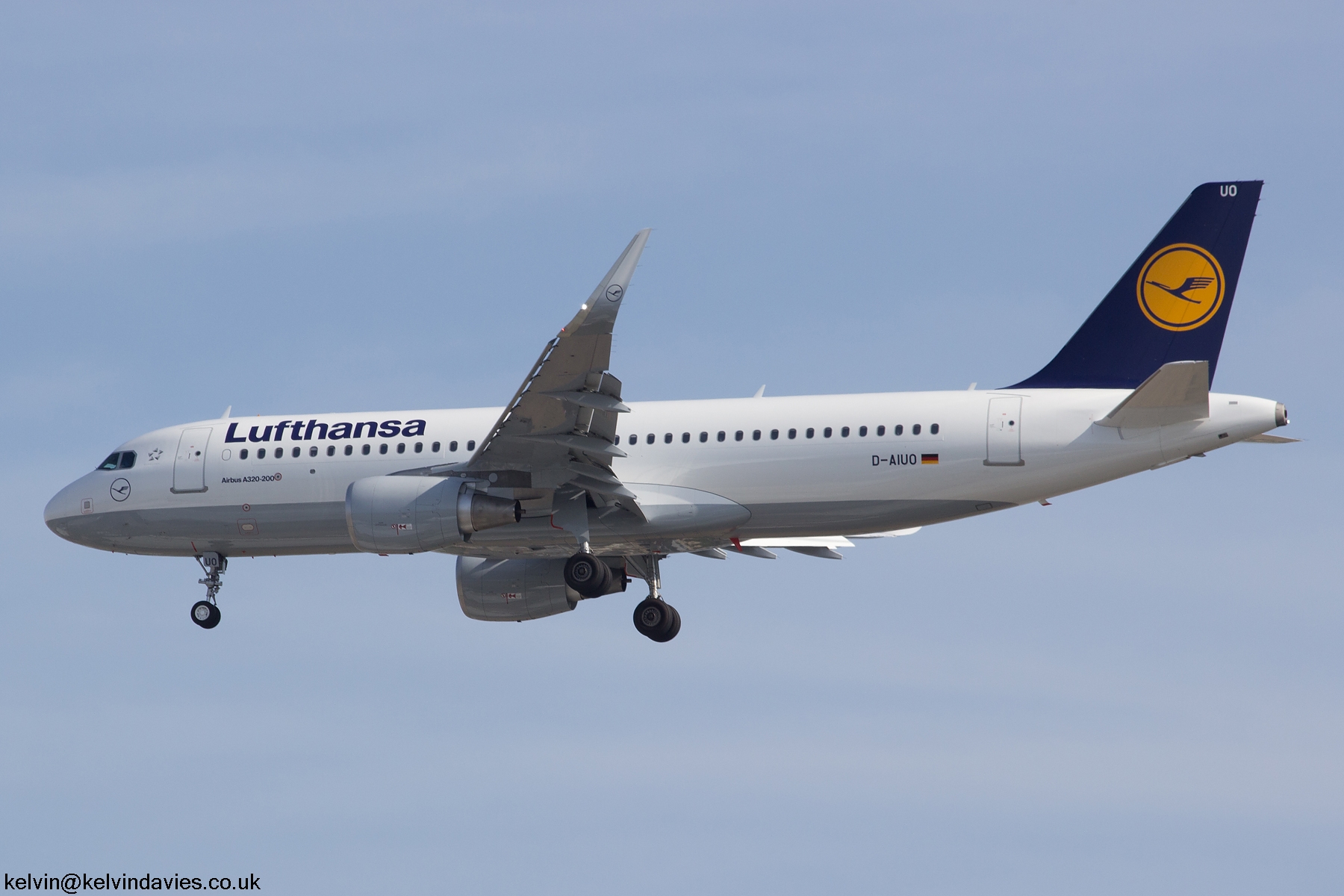 Lufthansa A320 D-AIUO