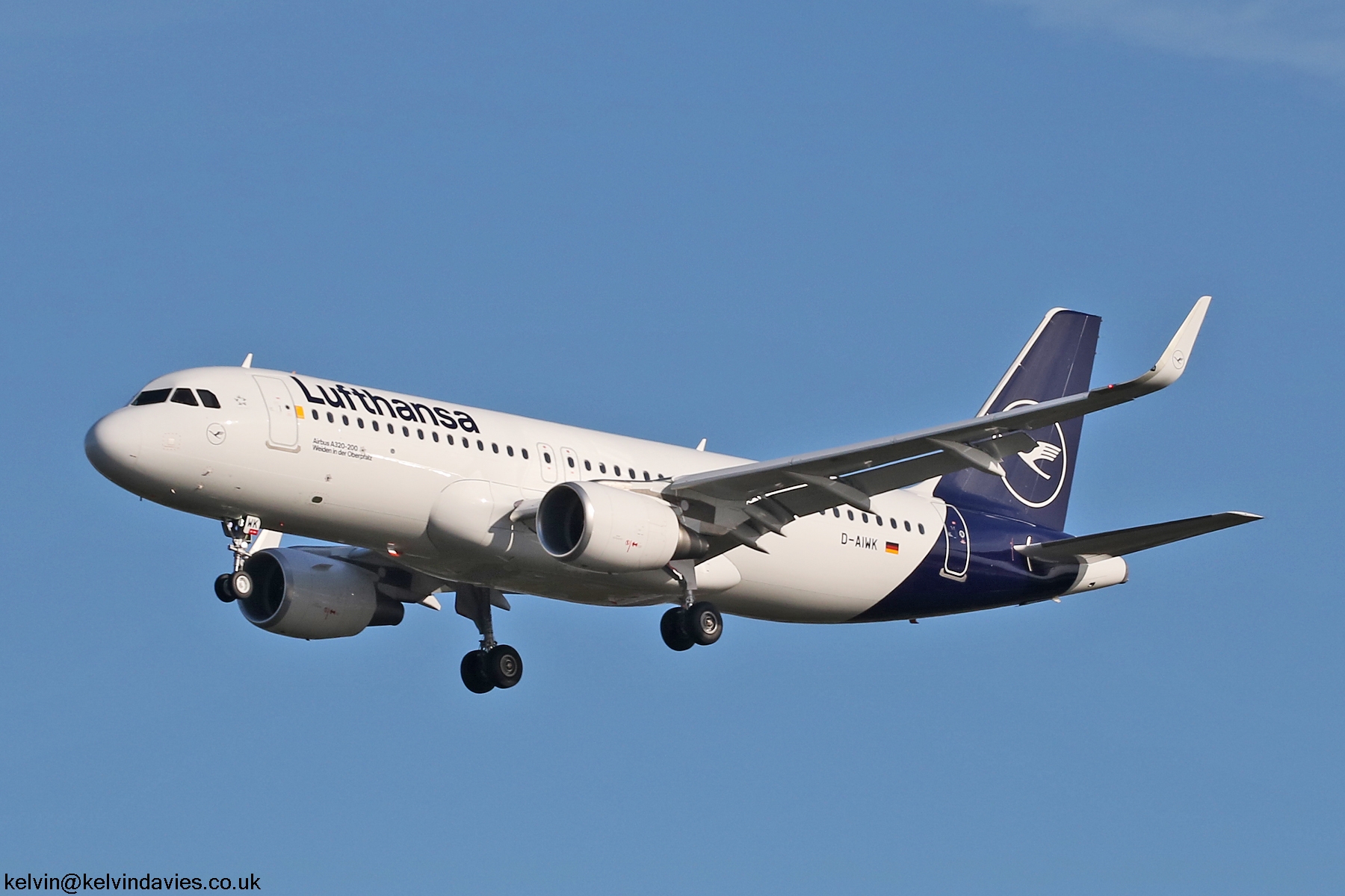 Lufthansa A320 D-AIWK