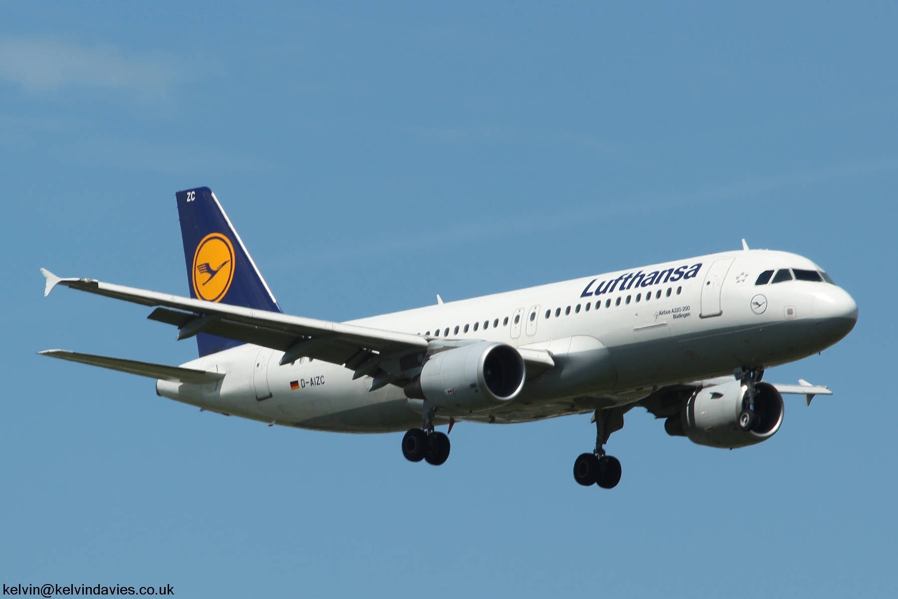 Lufthansa A320 D-AIZC