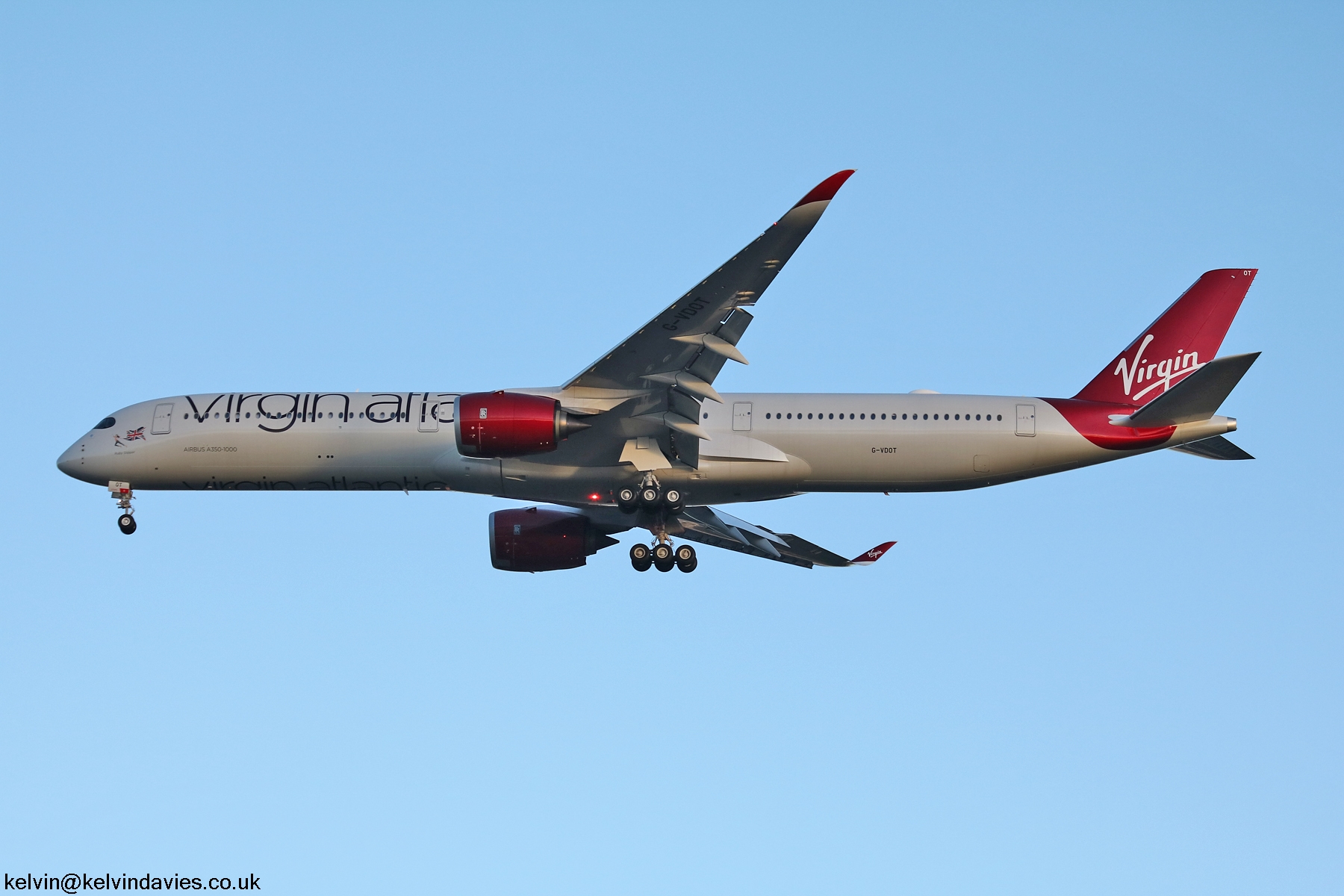 Virgin Atlantic A350 G-VDOT
