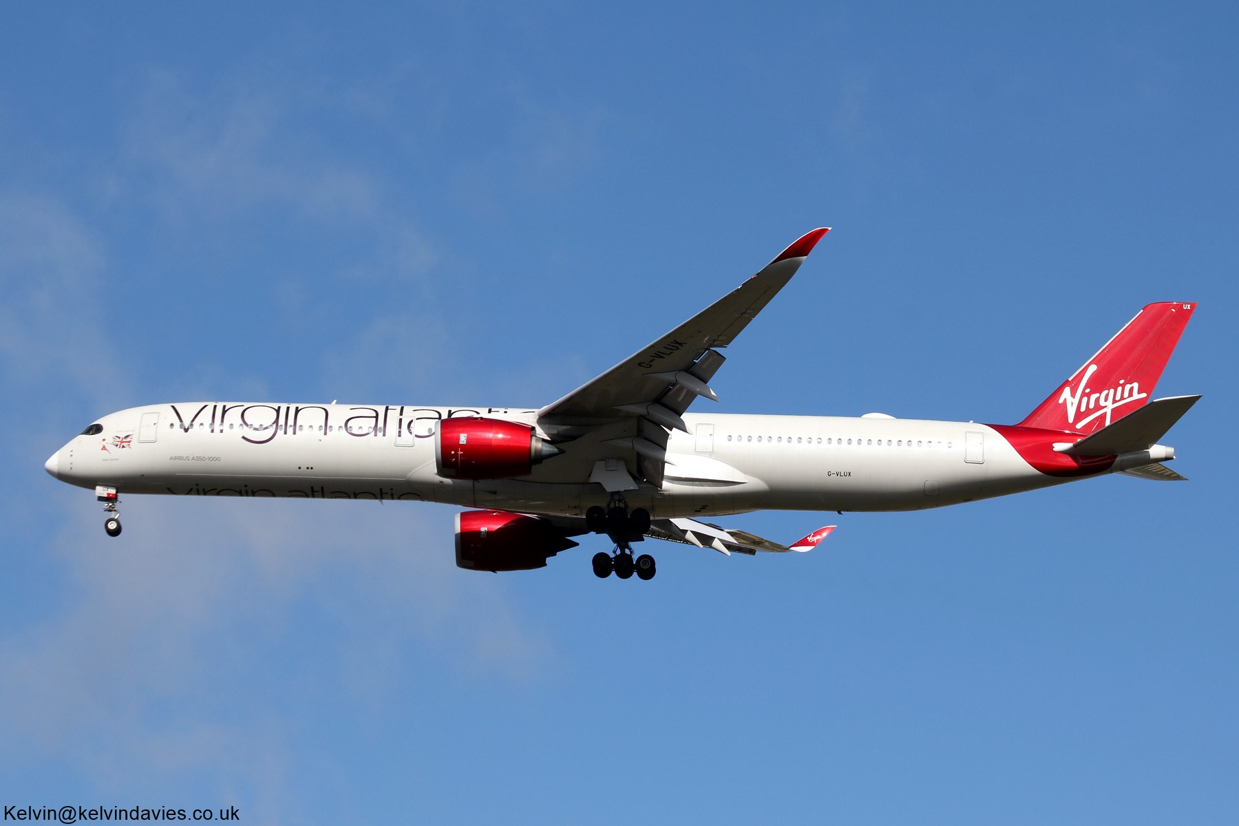 Virgin Atlantic A350 G-VLUX