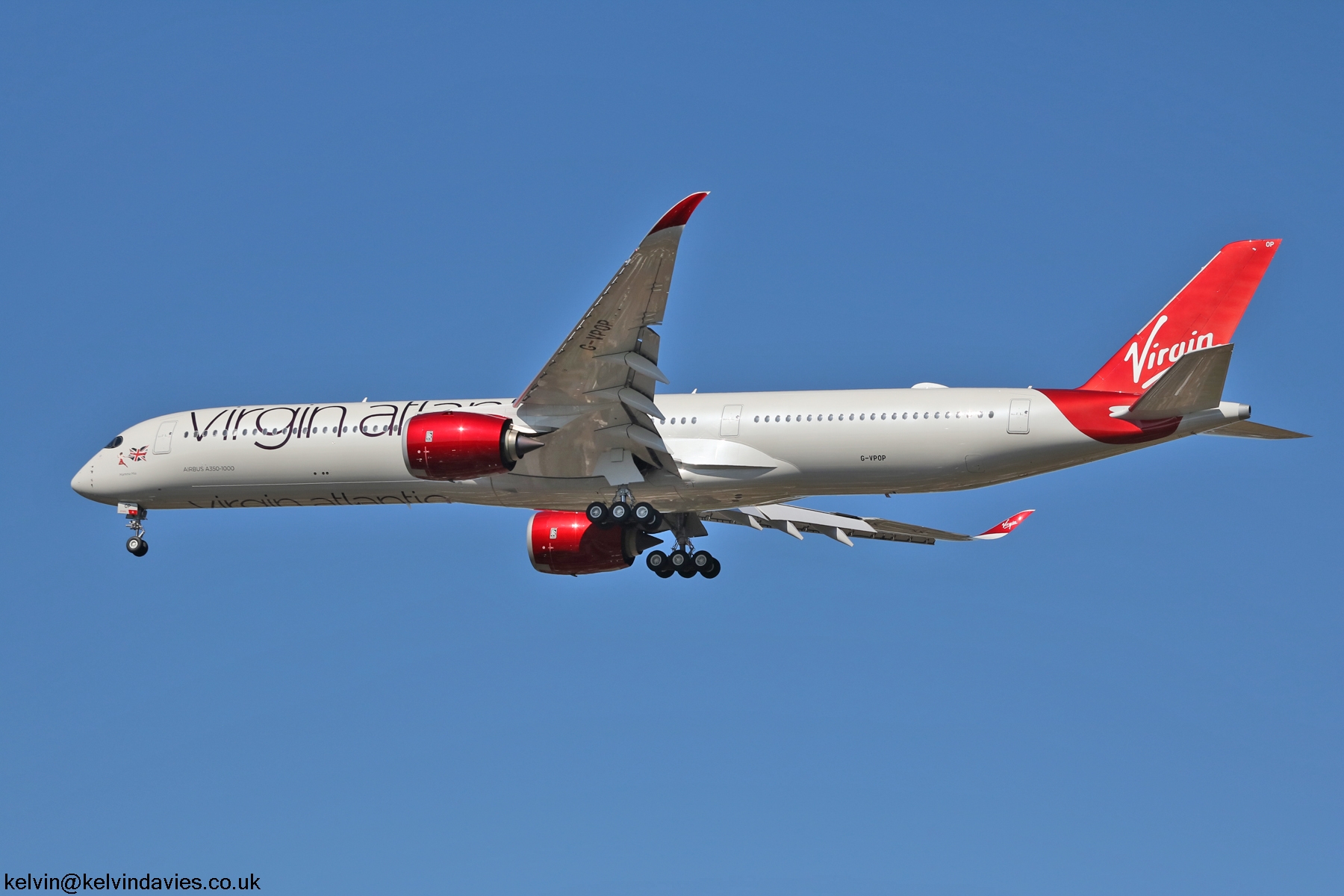 Virgin Atlantic A350 G-VPOP