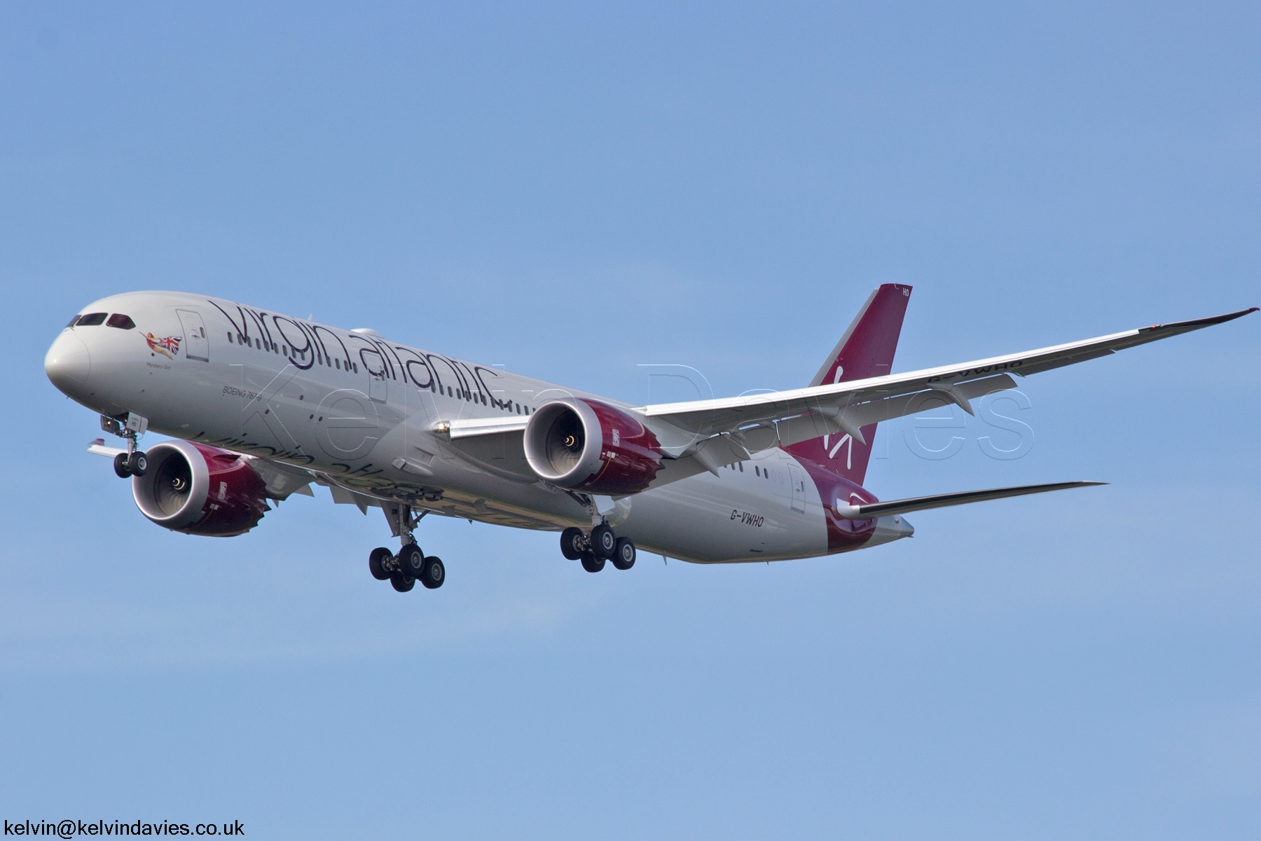 Virgin Atlantic 787 G-VWHO