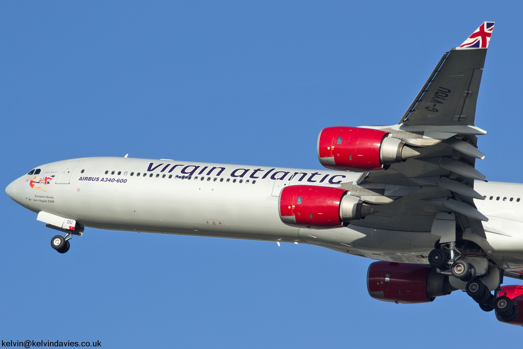 Virgin Atlantic A340 G-VYOU