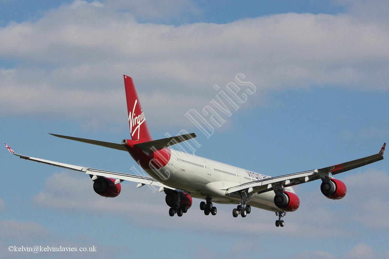 Virgin Atlantic A340 G-VBUG