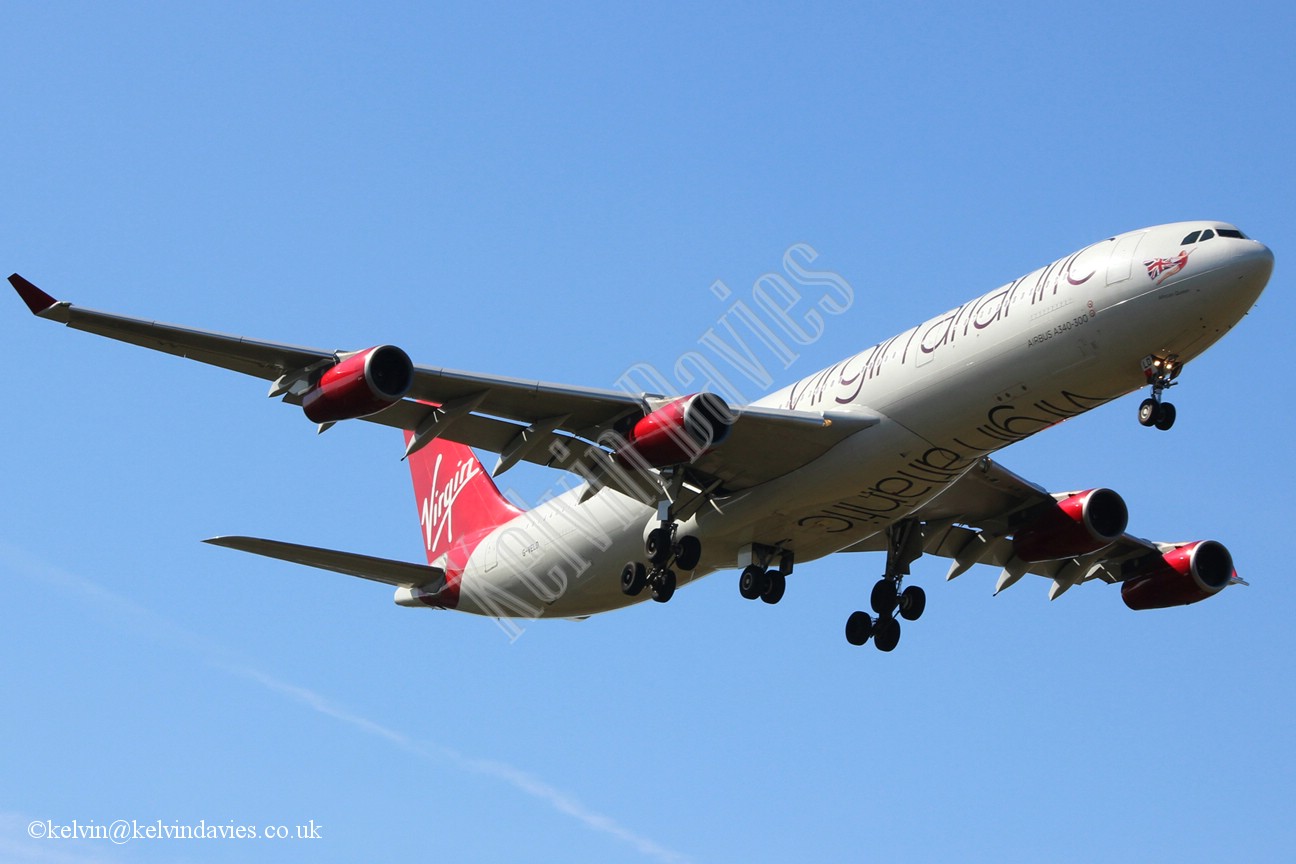Virgin Atlantic A340 G-VELD